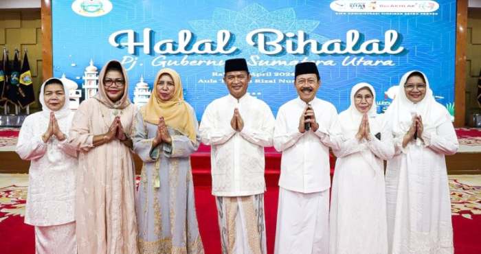 Pj Gelar Open House Lebaran, Rabu (10/4/2024).