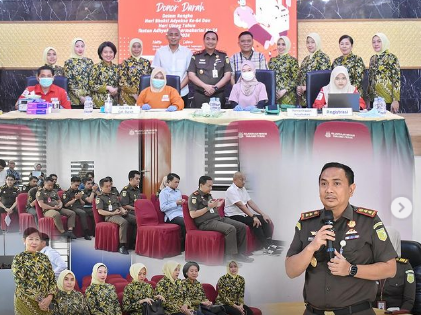 Meriahkan HUT Ikatan Adhyaksa Dharmakarini, Kejari Tanjung Perak Gelar Donor Darah